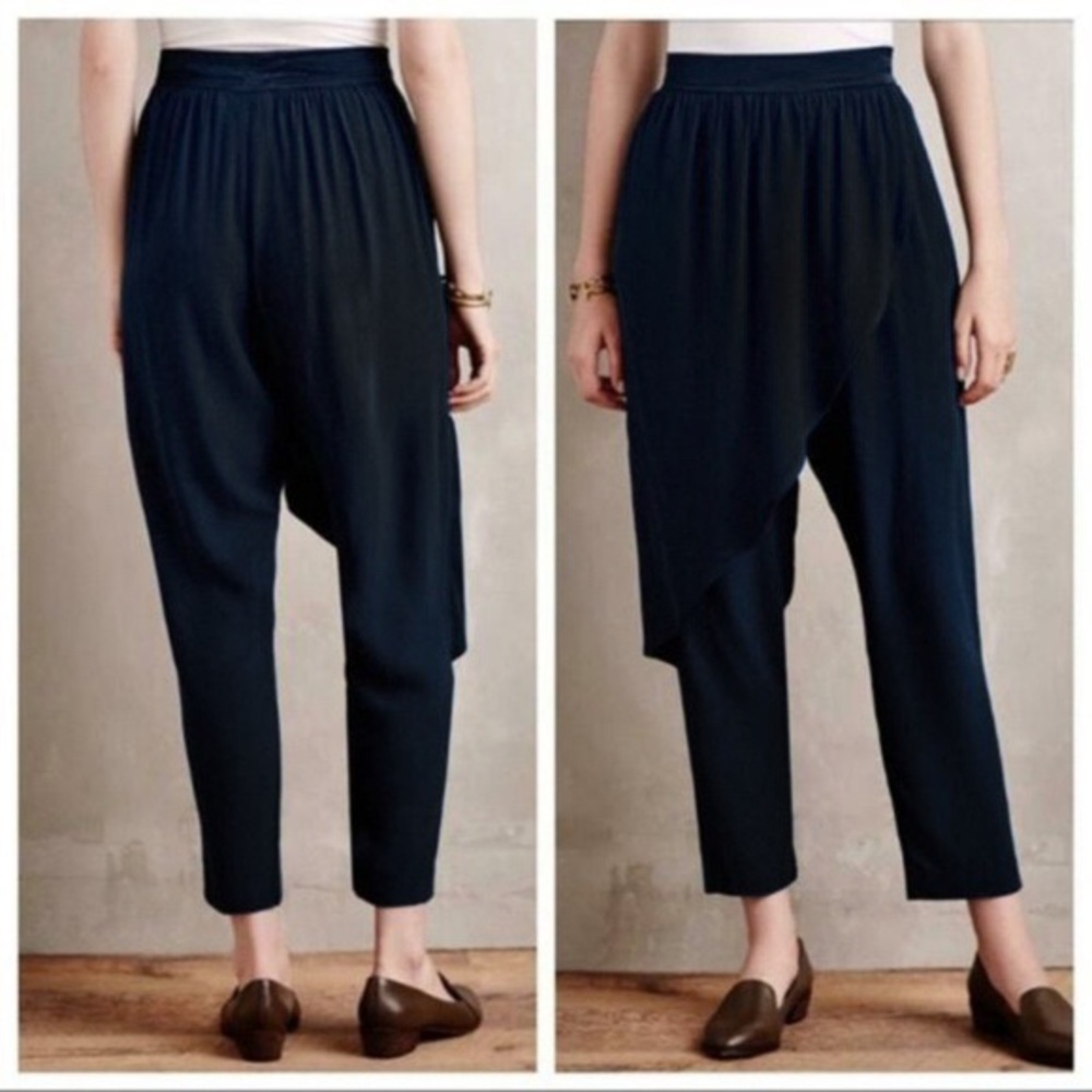 Corey Lynn Calter Anthropologie Skirt Pants in Black (Size 12)